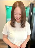 71. デザインカラー/レイヤーカット/顔周り/前髪/韓国