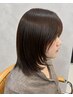 自然な前髪ストレート+全体カット¥11,000→¥8,800 メンズレディース可