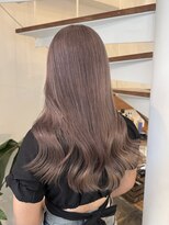 ピークスヘア(peaks hair)&nbsp;透明感グレージュ ケアブリーチ1～2回 wカラー ダブルカラー