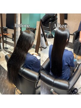 ルアナ トウキョウ(Luana TOKYO) 町田 髪質改善 縮毛矯正 美髪矯正ビフォーアフター