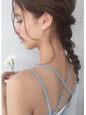 【MOHAWK中目黒】ざっくりルーズな編み込みアレンジ