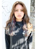 ヨッカ(YOCCA)&nbsp;ロング／インナーカラーブルーピンク