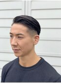 バーバーフェードヘア