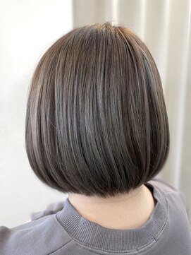 ヘアーサロン ノルテ(Hair Salon NORTE) ミニボブ/ブルーアッシュ