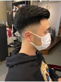 外国人風フェードバーバー