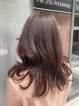 ティータ(teeta) 柔らかレッドブラウン