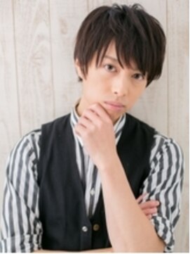 トニーアンドガイメン ホテル京阪仙台店(TONI&GUY MEN) 黒髪が◎優等生風★知的くせ毛カットショートa