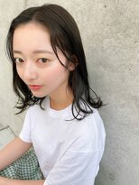 シロ(SiLO) 〈medium〉ソフトな抜け感◯ライムベージュ ヘッドスパ/髪質改善