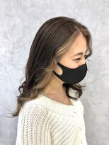 ラックスビールーチェ 沖縄那覇イオンモール店(LUXBE LUCE)&nbsp;フェイスフレーミング×インナーカラー【milk tea beige】
