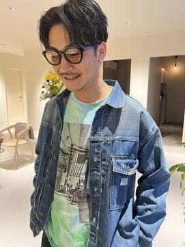 メイン(『　　』main) 大人パーマ