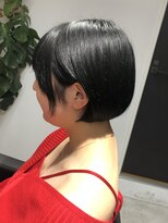 エイト 藤沢店(EIGHT fujisawa)&nbsp;耳掛けミニボブ×ブルーブラック【藤沢】