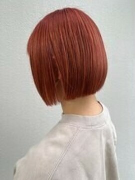 トータルビューティーサロン トップスタイル オレンジボブ