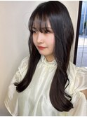 暗髪&ワンホンヘアー