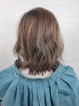 ニスル センター南店(NISURU） 似合わせカット/大人ガーリー/ダークアッシュ/着物/センター南