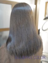 リアンヘアデザイン(Lian hair design) ブリーチなしでつくる透明感イルミナカラー/ベージュ/艶髪