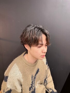 メンズジョイ マツエ(men's joy MATSUE) 大人気マッシュウルフ/フェザー/ニュアンスパーマ×ダウンパーマ