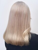 ヴァンクラウドコウベ(VENT CLOUD KOBE)&nbsp;透明感抜群♪ダブルカラーブリーチミルクティーホワイトベージュ