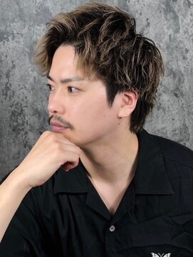 ヒロギンザバーバーショップ 大宮店(HIRO GINZA BARBER SHOP) ハイトーンアップバング/大宮/メンズ/スパイキーショート