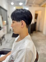 ソイクフ 高田馬場店(SOY-KUFU) MEN'SHAIRアッシュブラックベリーショートダークアッシュ