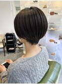 大人女性に似合うナチュラルショート[恵比寿駅/髪質改善]