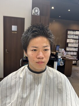 宮崎理容院 スパイキーショート