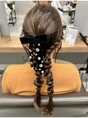ふわもこ ダブルポニー