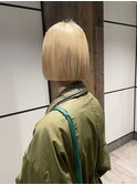 切りっぱなしボブ/ミニボブ/ダブルカラー