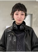 モード×無造作ウェーブショート