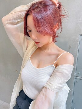 ケイト(kate) 【kate 大宮】カシスブラウン×かきあげロング