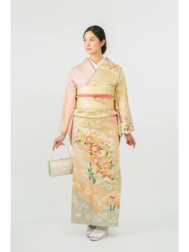 キモノクイーン(KIMONO QUEEN) 訪問着レンタル¥33,000 /No.455