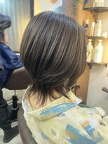 ルミ ツー 横浜駅店(Lumi 2)&nbsp;レイヤーカットミディアムヘア/くびれウルフ/Lumi2横浜