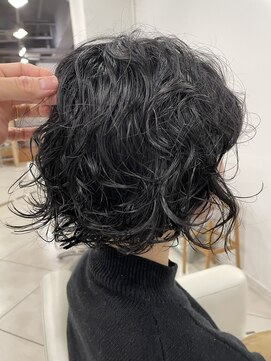 キーチェ 梅田中崎町(keych) レイヤーボブ/ウェーブミディアム[中崎町/梅田駅］