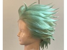 ノンジアミンカラーやウィッグカットセットもやってます