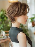 白髪ぼかしカラー/脱白髪染め/グレイカラー/大人女性