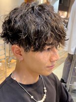 アンサー 渋谷(ANSWER)&nbsp;メンズマッシュ波巻きパーマシャドウパーマフェザーパーマ