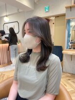 ロンドプランタン 恵比寿(Lond Printemps) ラベンダーミルクティー/暗めカラー/レイヤーカット/韓国/恵比寿