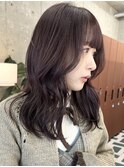 栄艶髪透け感ラベンダーブラウン　　　　　　　　