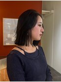 切りっぱなしボブ