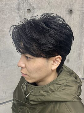 オーシャントーキョー ホワイト 原宿(OCEAN TOKYO WHITE) お客様スタイルセンターパートショートウルフニュアンスパーマ