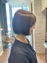 エルサフィロ ヨドヤバシ(el zafiro yodoyabashi) ボブスタイル マロンブラウン