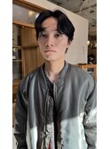 men's hair/刈り上げセンターパート/ニュアンスパーマ/メンズ