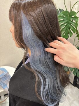 ラシサ(rashisa) インナーカラー/Light Blue