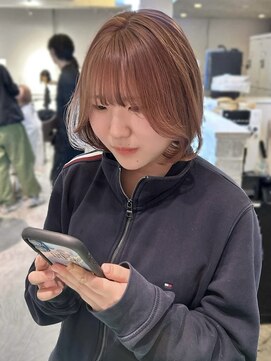 コルプラス(col +plus) 内巻きボブ/ピンクベージュ