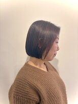 ゼンドットカラスマ(Zen.karasuma)&nbsp;ローズブラウン×大人ぷつっとボブ