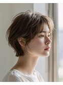 ショートボブ×東川口×ハイライト×リッチカラー