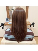 テーラヘアー 公津の杜店(TELA HAIR) ロングレイヤー×白髪ぼかしハイライト