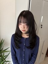 ニュイ 木更津(nuit) ミルクティーブロンド/ダークブルー/デジタルパーマ/木更津
