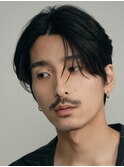 原宿フェザーパーマ毛流れニュアンスルーズパーマセンターパート