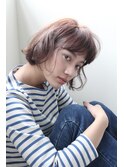 【nanuk＊sano】大人カジュアルボブ　×　シナモンベージュ