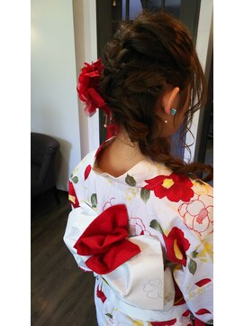 ヘアーフェイス リンド(hair face Lindo) 浴衣の着付け